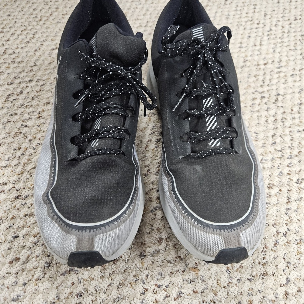 Nike Zoom WinFlo 6 Shield Reflect Silver Running Sneakers Shoes Black Men 11.5 - Picture 3 of 7